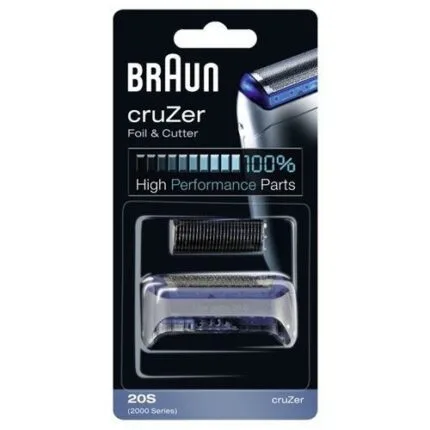 Recambio de cuchillas cruZer Foil & Cutter 20S plateado